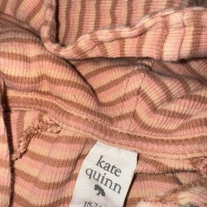 Kate Quinn Blush and Peach Striped Fabric